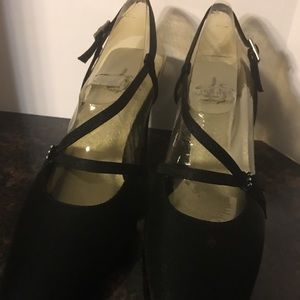 Black Sling Pumps